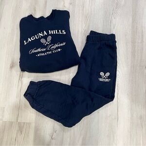 Hollister Laguna Hills Navy Sweatset